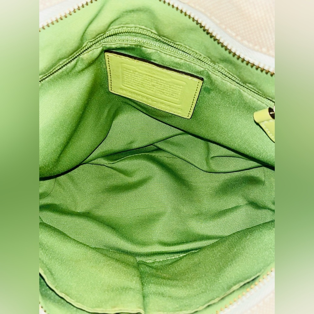 COACH Vintage Carly Canvas/Leather Handbag - Picture 4 of 13